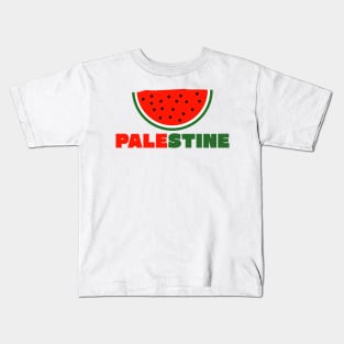 Palestine Watermelon Kids T-Shirt